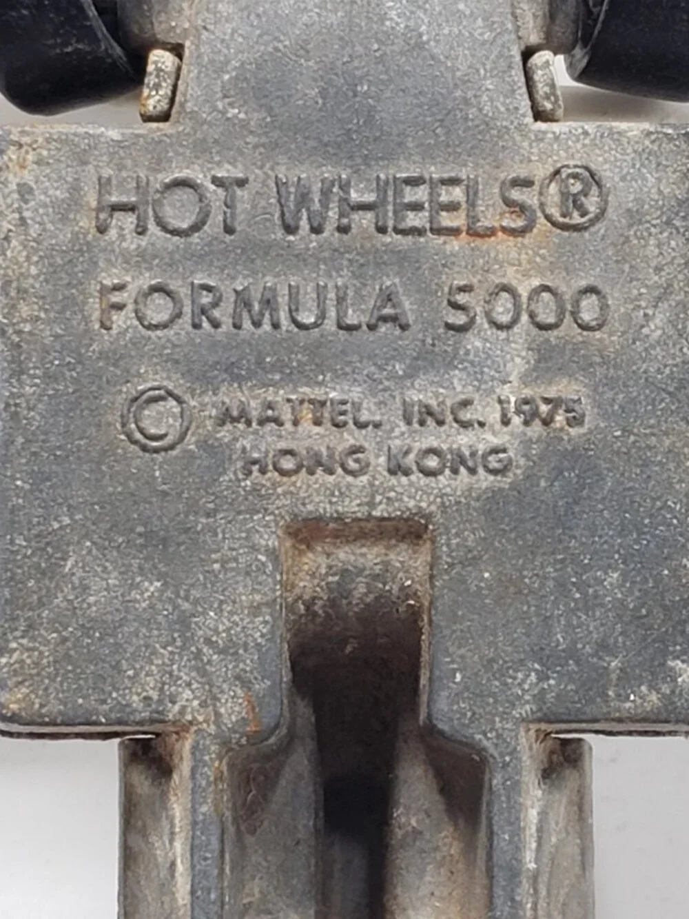 Vintage Hot Wheels Redline Formula 5000 White Hong Kong 1977 Missing Windshield